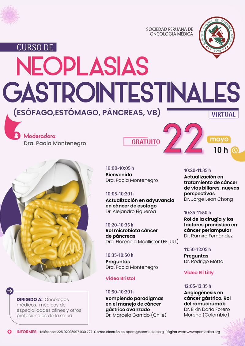 CURSO NEOPLASIAS GASTROINTESTINALES